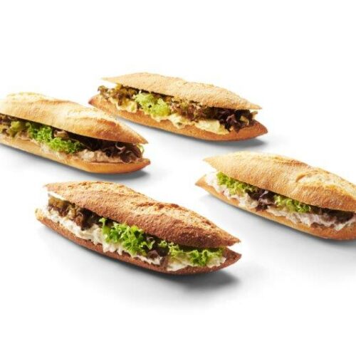 Harde broodjes salades