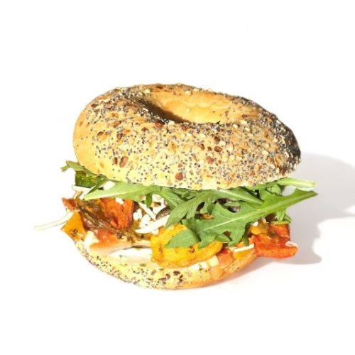 Bagel gegrilde groenten (Vegan)