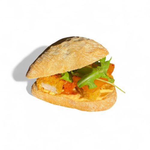 Broodje krokante kip kimchi